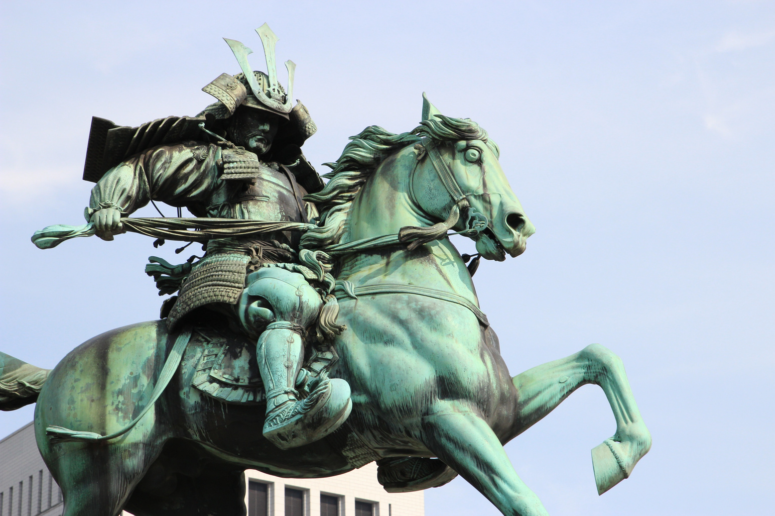 Samurai on a Horse Statue